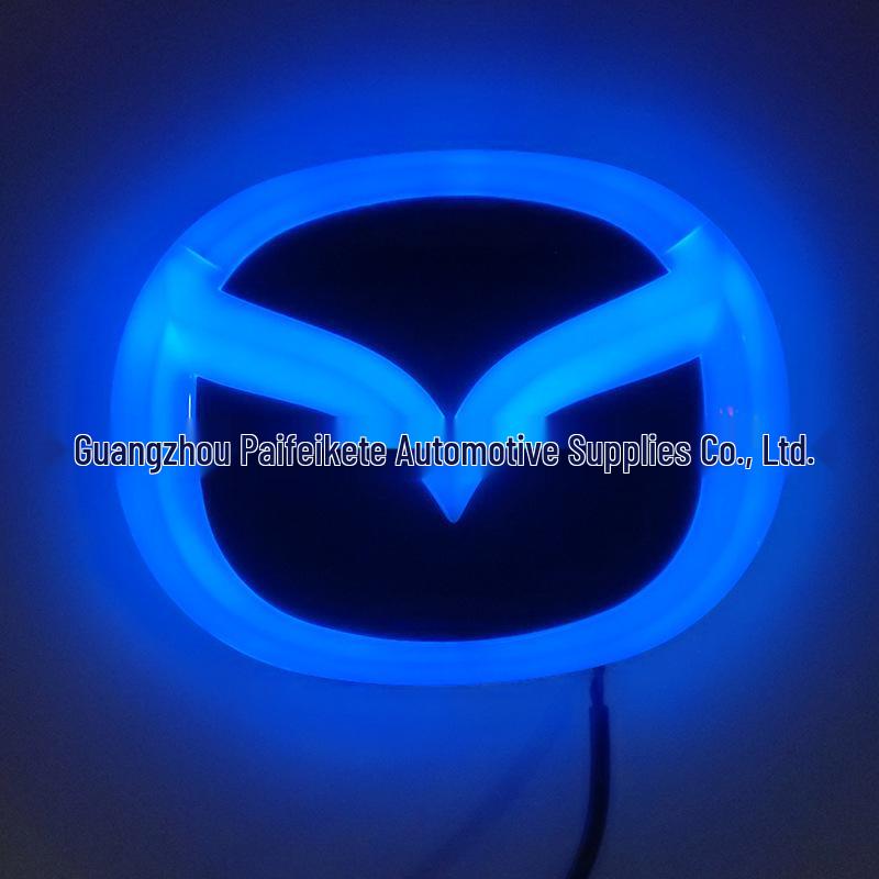 Mazda 2 3 6 8 CX7 Car Emblem: 5D LED Illuminated Rear Tail Light