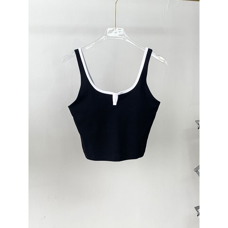 Lu Same Sports Vest for Women 2025 New Arrival Best Selling Outwear Detachable Chest Pad Sleeveless Fitness Yoga Wear Tops
