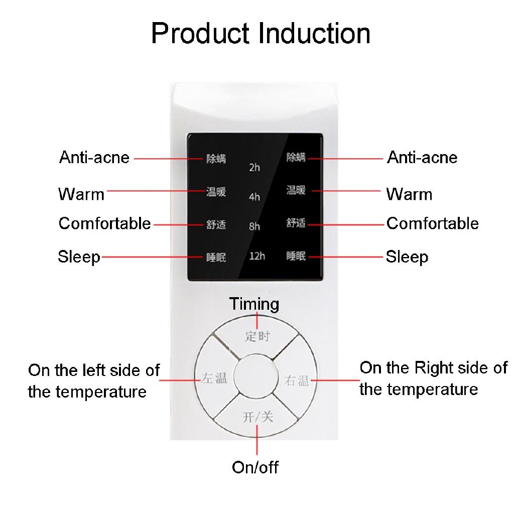 6Gear Double High-temperature Electric Heated Blanket Electric Blanket Bedroom Knee Body Warmer Bed Mattress Heaters Pad