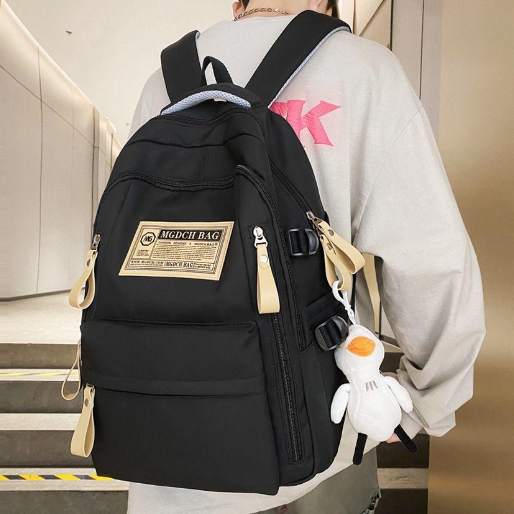 Backpack Cool Leisure Fashion College Laptop Student Lady School Bag Travel Nylon Book Trendy Backpack