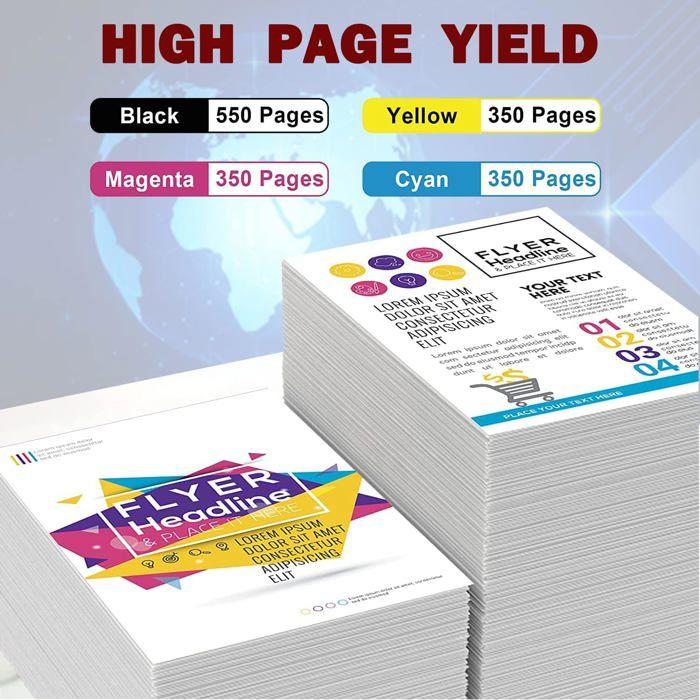 Compatible Ink Cartridge - LASER GENETICS CARRON - 604XL - 5 Pieces - 550 Pages Black - Multi-colors