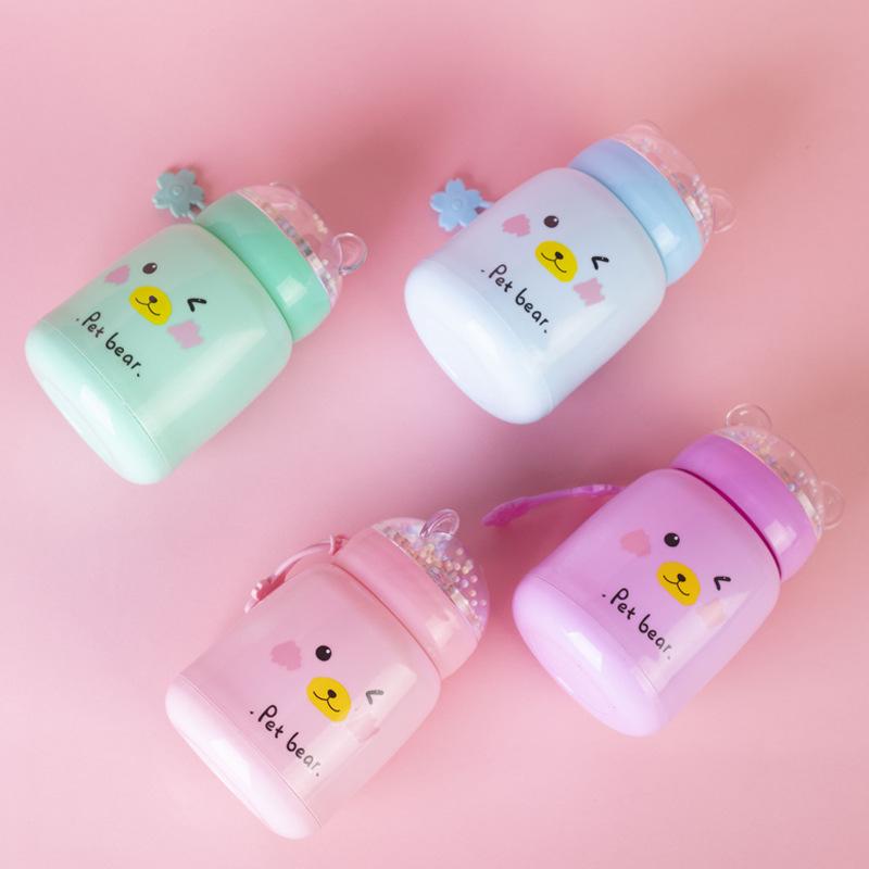 Gift Water Cup, Double-layer Portable Small Glass Cup, Cute and Creative, Portable for Students and Children, Cup, Small Gift