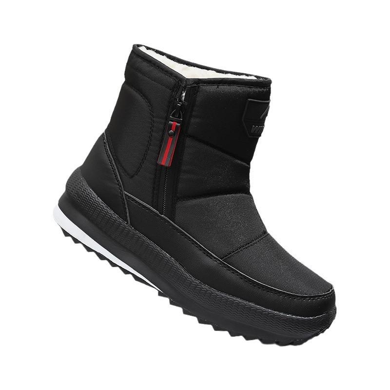 2025 Men's Boots Outdoor Waterproof Work Boot Plush Warm Snow Boots for Men Non-slip Platform Boots for Women Winter Cotton Boot