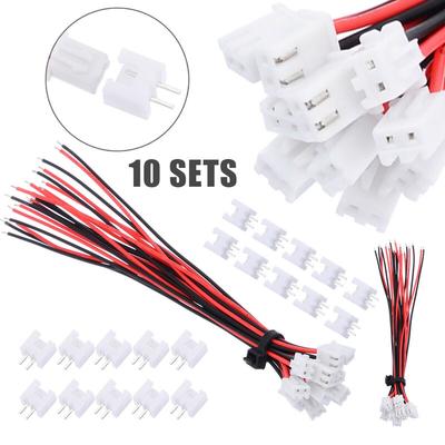 Facile da Usare Connettore XH2 a 2 Pin 2,54 mm Confezione da 10 Set con Cavi da 200 mm