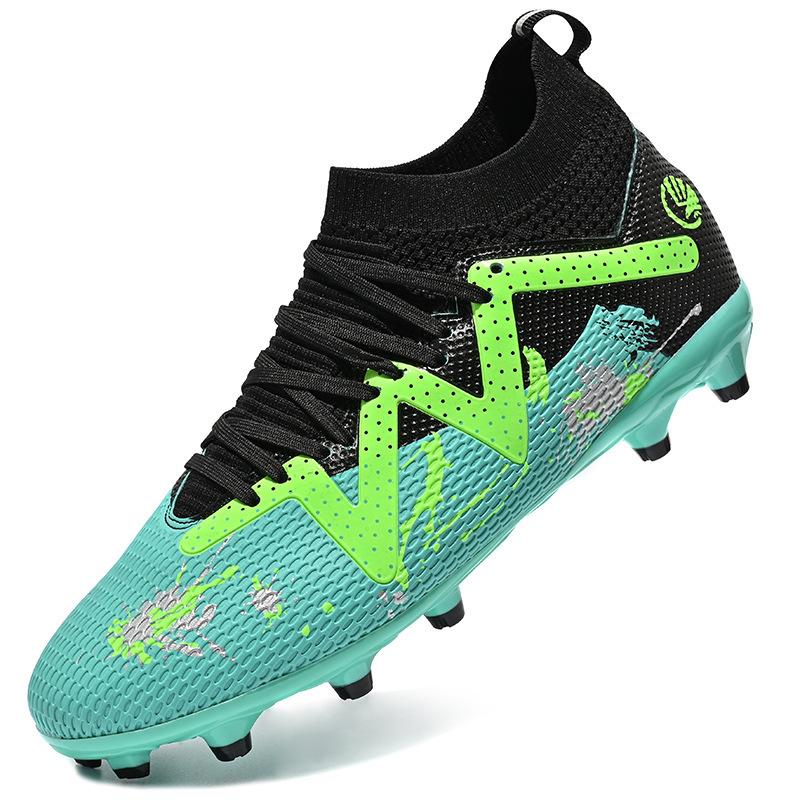 Broken Youth Spikes Children's Women's Football Shoes Men's Football Shoes Sports Training Foreign Trade High-top Nails