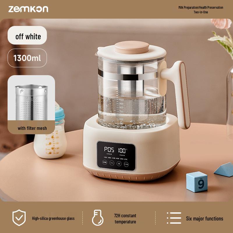 Zemkon Multifunctional Kettle: Baby Milk Warmer & Constant Temperature Health Pot