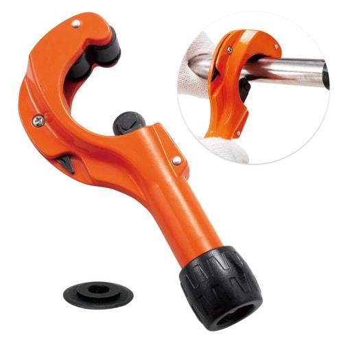 

Comolife Pipe Cutter [Cuts sizes from approximately 5mm to 50mm in diameter] Cutter for Erector pipe, stainless steel pipe, PVC pipe, iron pipe, alumi