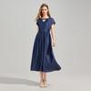 Shetu Women's Summer Denim Midi Dress