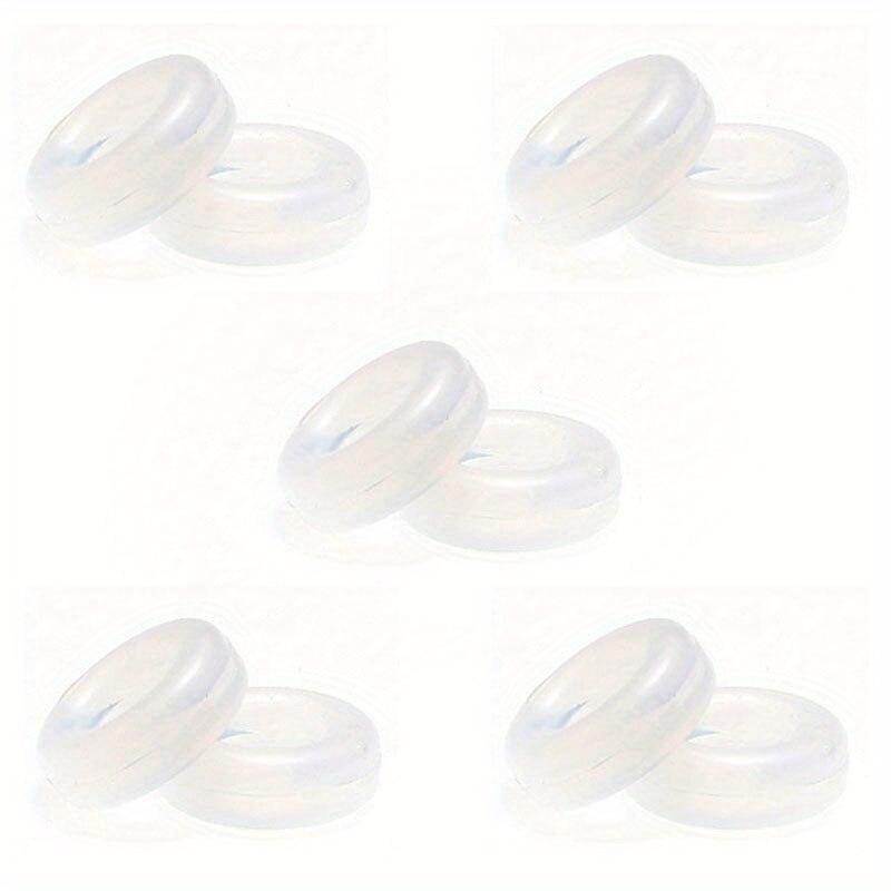 

10 Pairs Eyeglass Temple Tips Sleeve Retainer Silicone Anti-slip Holder Elastic Glasses Ear Hook Mirror Leg Glasses Accessories белый