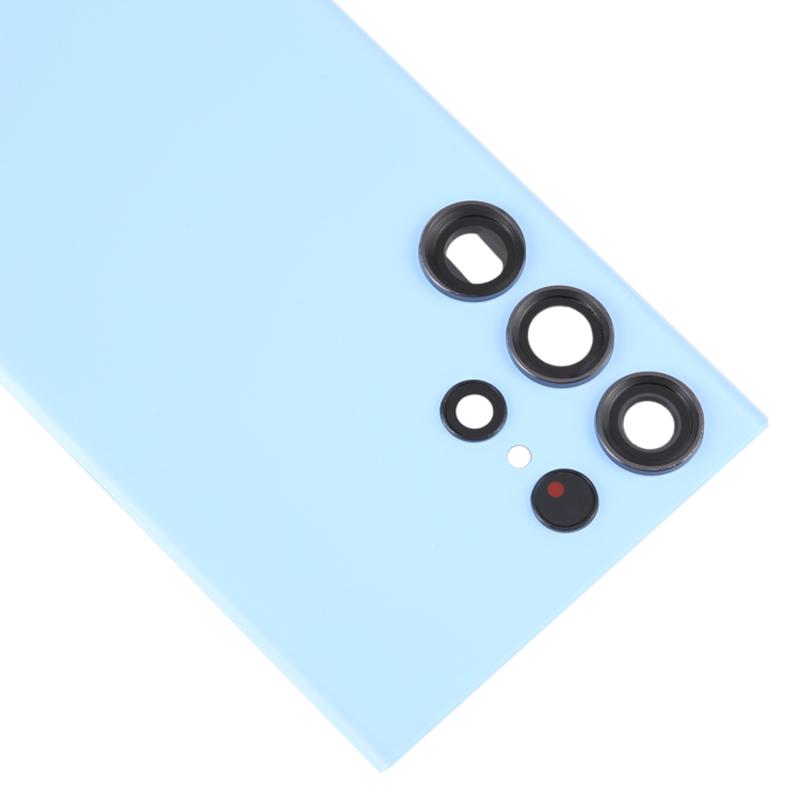 For Samsung Galaxy S23 Ultra S918 Battery Housing with Adhesive Sticker+Camera Lens Cover