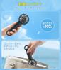 Wasuka Handy Portable 2025 High USB Long Operation 3 Wind Speed Handheld Mini Desktop Powerful Carabiner Lightweight and Heatstroke Heatstroke