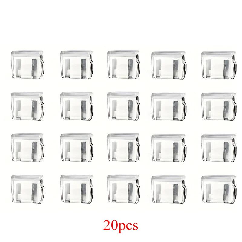 2/4/6/10/20pcs Invisible Leg Shortening Clip, Non-slip Pants Edge Clip, Used for Anti-drag Pants Hem Fixing Device, Seam-free Hidden