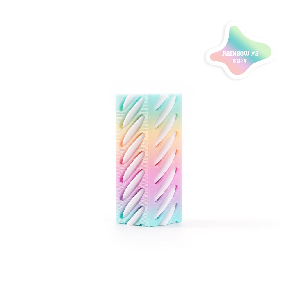 DIY Gift 3D Printing Decompression Spiral Funny Three-dimensional Structure Fingertip Ornament Dual Color Vortex Home Decor