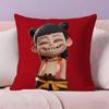 Chinese Anim Nezha Pillow Case Pillowcase Ultra Soft Skin Friendly Fabric Cloud Like Comfort & Concealed Zipper