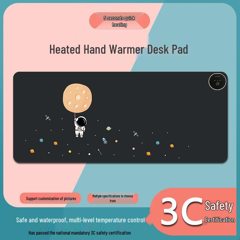 Extra Große Beheizbare Schreibtischunterlage - Cartoon Elektrische Tischmatte für Studenten und Büros