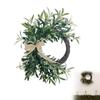 Artificial Olive Leaf Wreath Green Olive Branches With Spring Floral Accents, Farmhouse Wall Door Wedding Arch Window Hanging