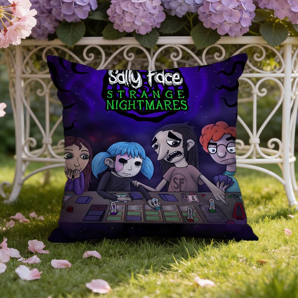 Band S-Sally F-Face Cushion Cover Home & Car Dual-Scene Pillow Cover: Reversible for Premium Comfort