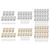 Lawn Mower Blades Stainless Steel Replacement Cutting Blade 7x10.8mm Center Holes Suitable for Dreame Lawnmower Accessories