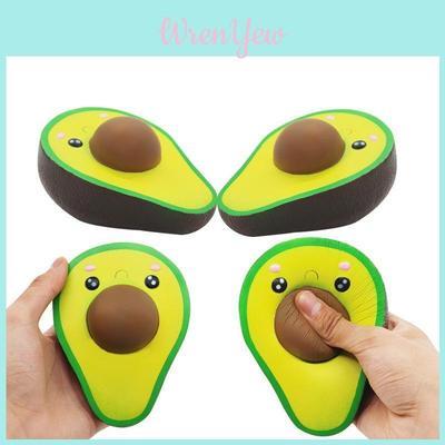 Avocado Stress Relief Toy With Soft Pu Material For Relaxation And Giftgiving
