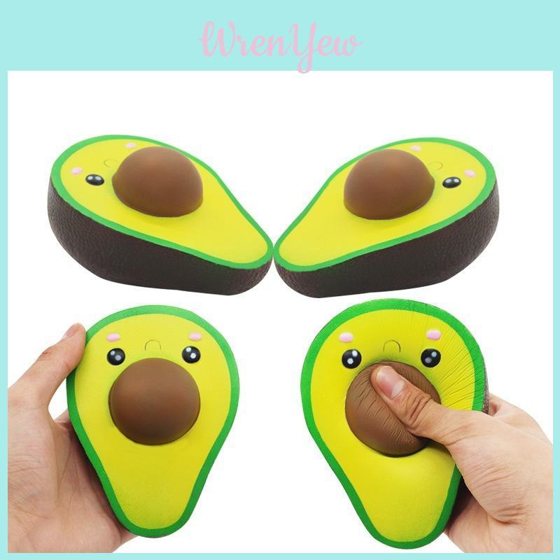 Avocado Stress Relief Toy With Soft Pu Material For Relaxation And Giftgiving