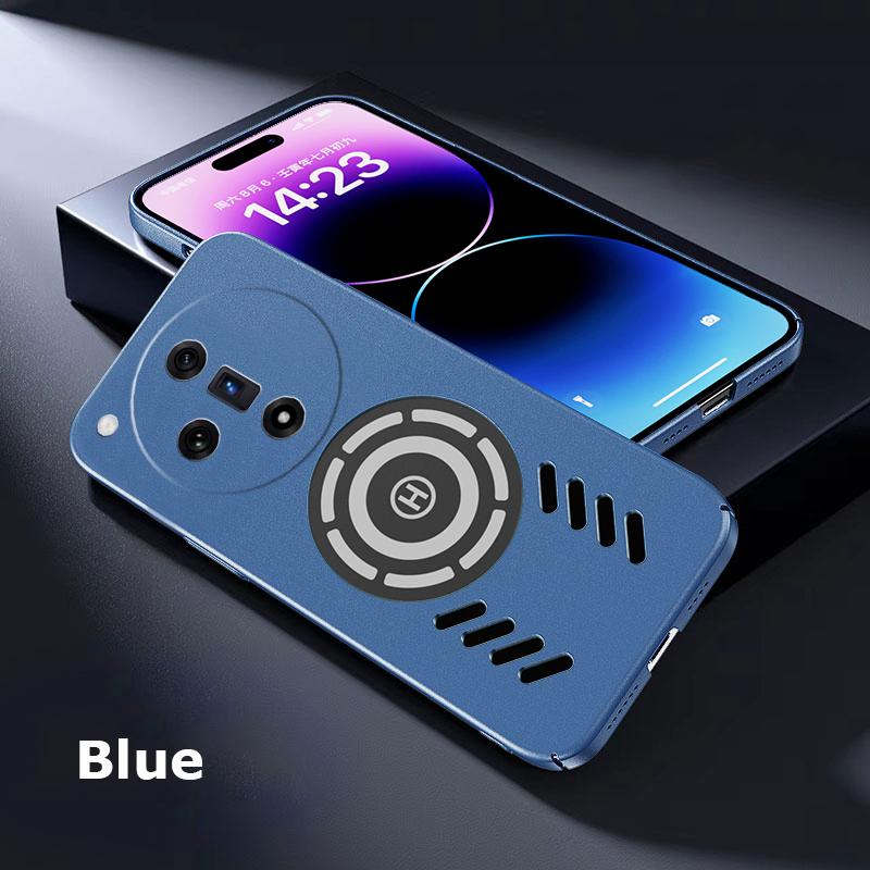 For Oppo Find X7 X3 X6 X5 Pro Ultra Rock Sand Ice Magnetic Heat Dissipation Matte Anti-fingerprint PC Case Breathable Cooling Cover Shell
