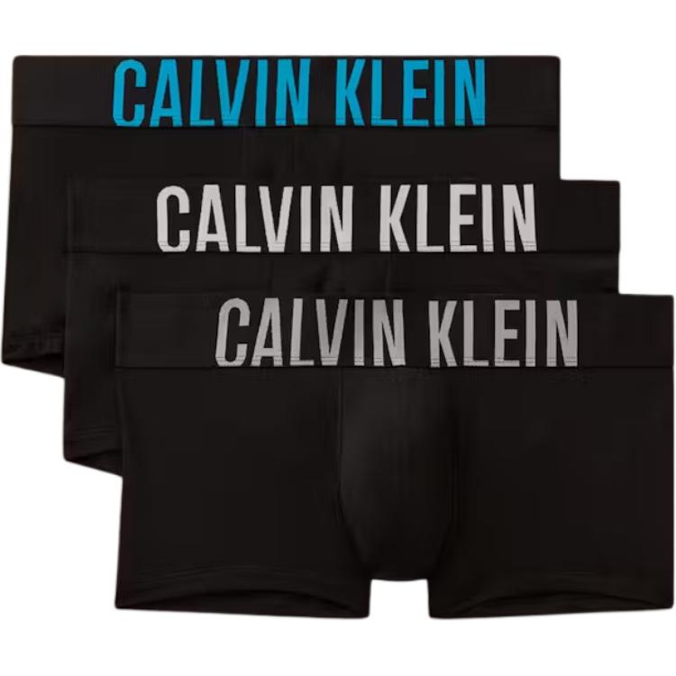 Calvin Klein Letter Print Comfortable Mid-Rise Boxer Briefs 3-Pack Men Underwear NB3611-VVL