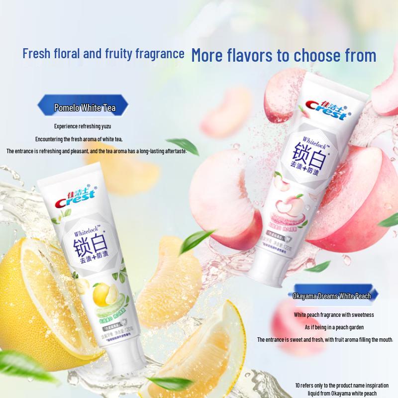 Crest Dual-Color Lock Whitening Toothpaste
