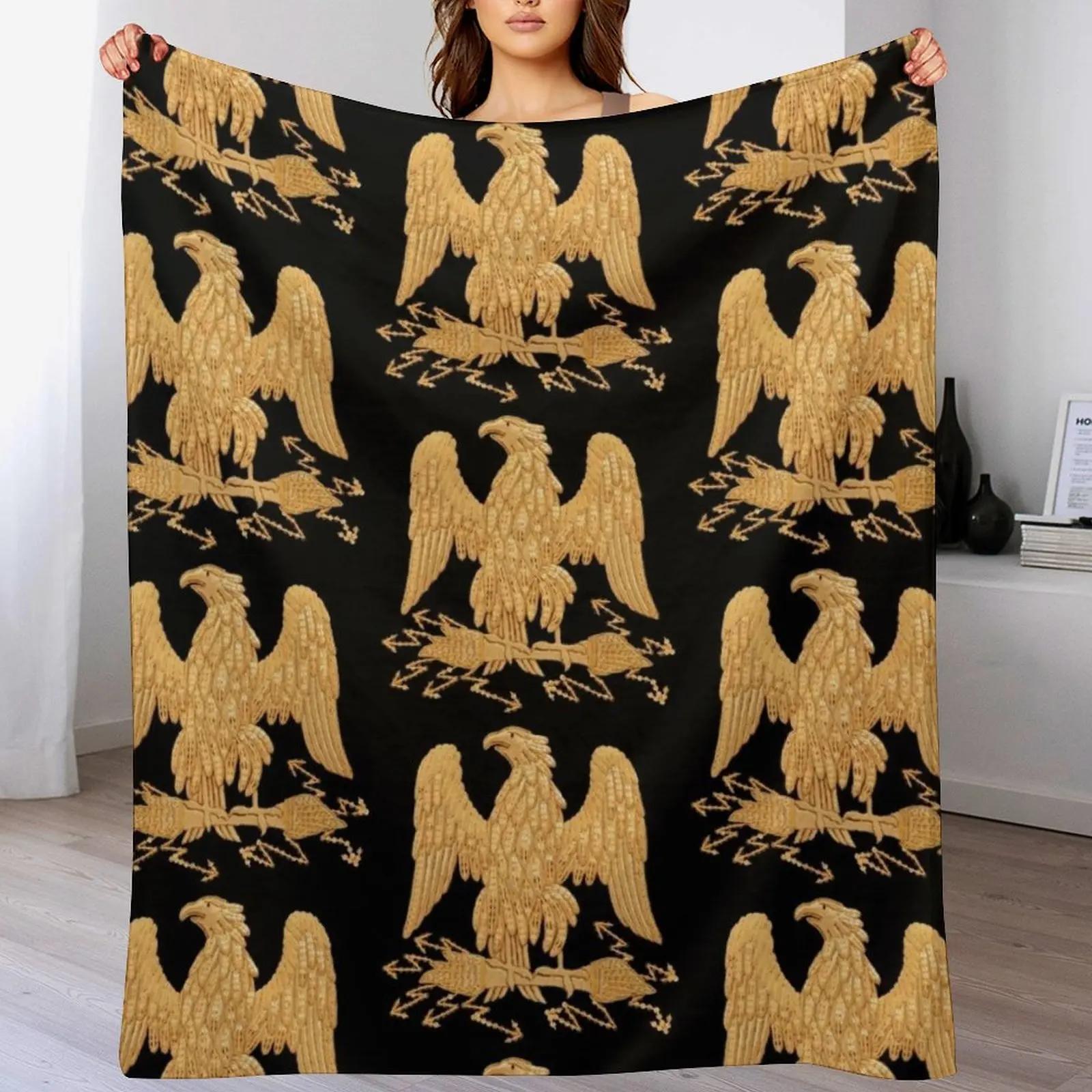 

Napoleonic French Imperial Eagle Throw Blanket Reusable Durable Soft Blanket for All Seasons 102x76cm(40x30in)