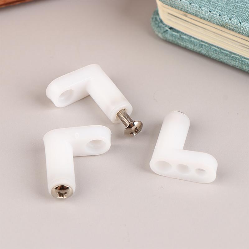 10Set Pcb Type Mounting Feet With Screws For Motherboard Fixed Host Fixing Feet L Right Angle Bracket Fixing Feet Fittings