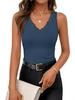 Women's 2026 V-neck Lace Trim Ribbed Knit Sleeveless Camisole