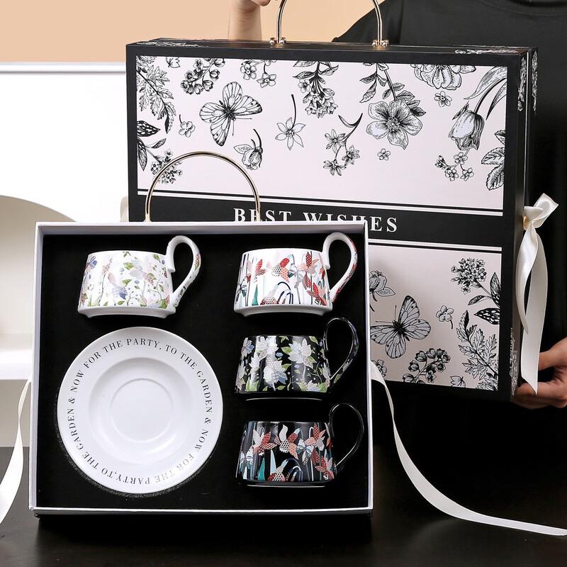 AQ Kleine Frische Keramik Kaffeetasse Geschenkset