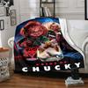 1pc Chuckys Return Flannel Blanket,Ultra Soft Warm Plush Throw for Home Bedroom Bed Sofa Cover Camping Picnic Gift Y72426