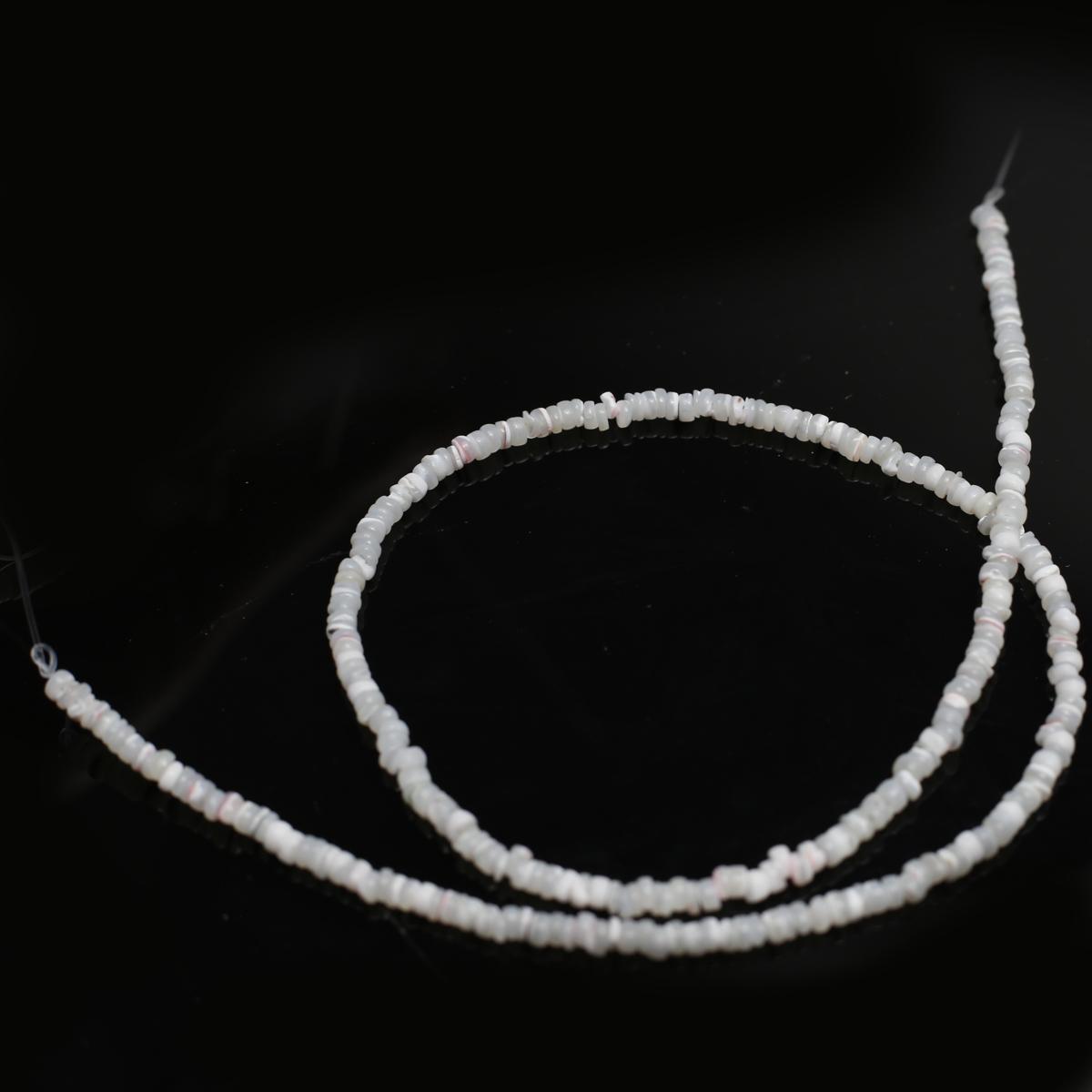 

1 нить, бусины из натуральных ракушек, окрашенные морской водой, 0,3 см, для аксессуаров для ожерелий, браслетов, ножных браслетов, для изготовления ювелирных изделий, летние ремесленные изделия для пляжного отдыха, 38 см 1String/38cm белый