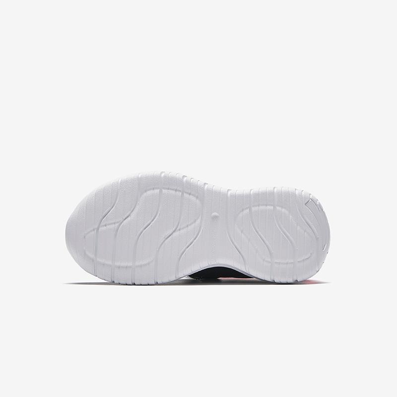 Anta Kids Vitality Synthetic Leather Simple Versatile Lightweight Shock Absorbing Low Top Running Shoes Kids Sneaker Black Pink A22439968-6