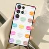 Custodia per Dessert Torta Macaron Per Samsung Galaxy S25 S24 S23 S22 S21 S20 Ultra S9 S10 Plus S21 FE S25 FE Cover Posteriore