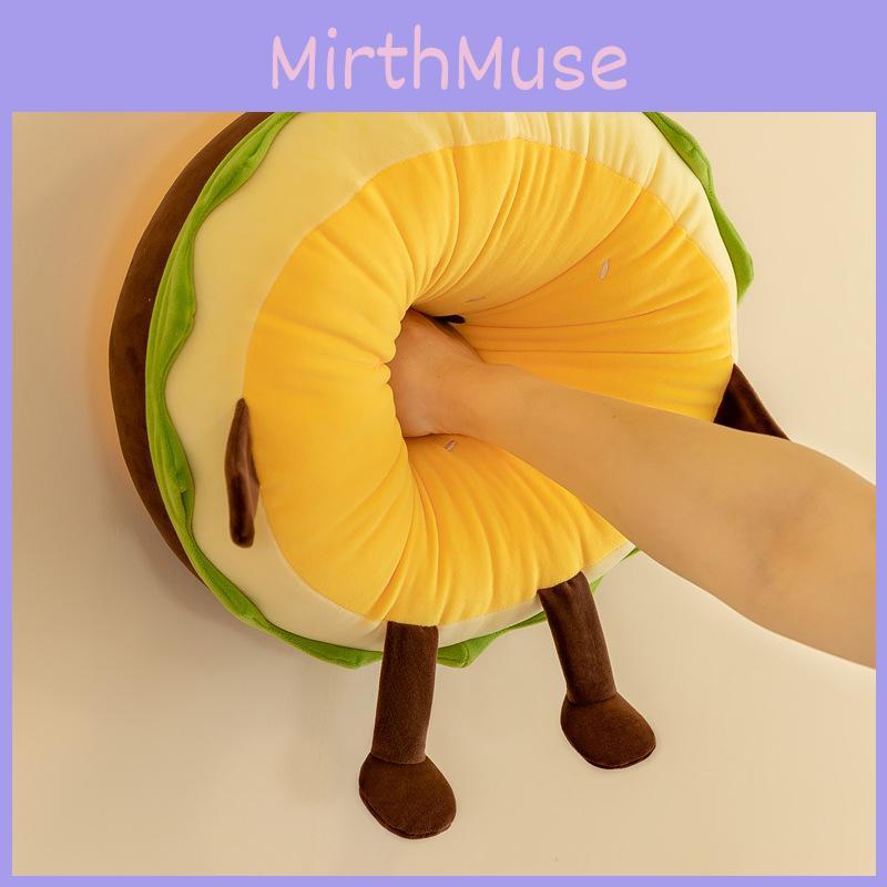 Burger Plush Toy Cute Cartoon Pp Cotton Filling Children Birthday Gift Festival