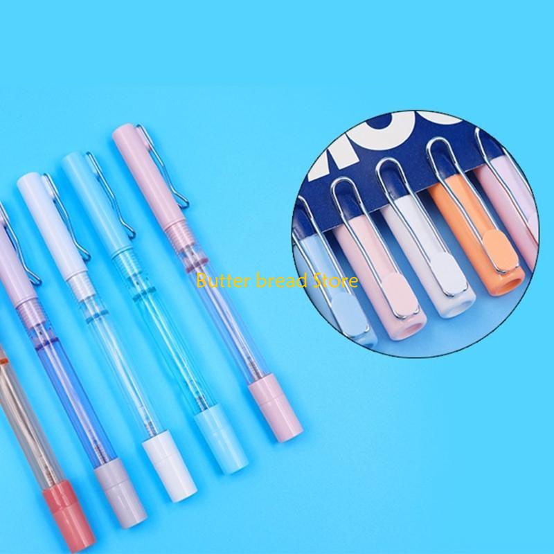 W89C 6x 0.5mm Gel Pen Neutral Pen Sprays Writing Pen Refillable Sprays Pen Gift Pen