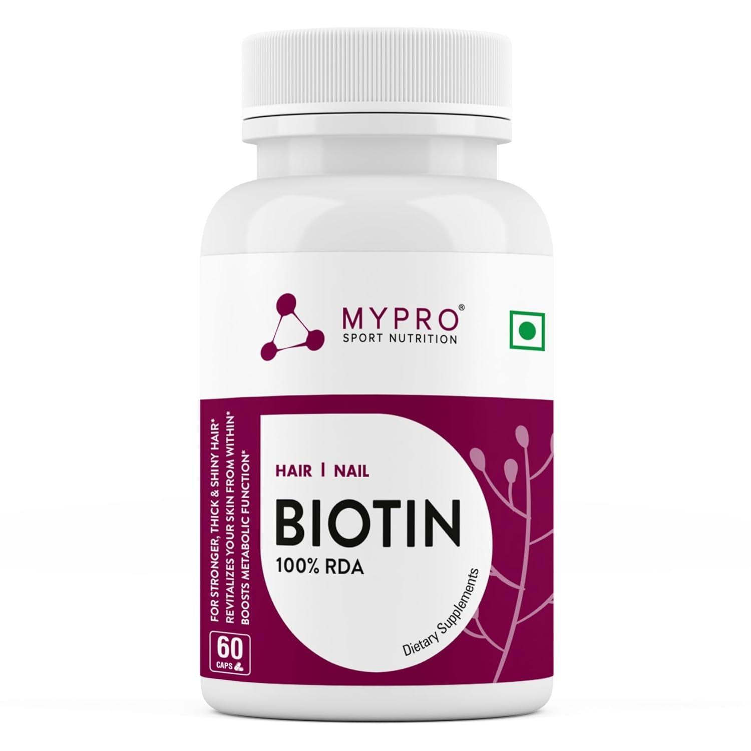 

Биотин (60 кап), Biotin 100% RDA, Mypro Sport Nutrition