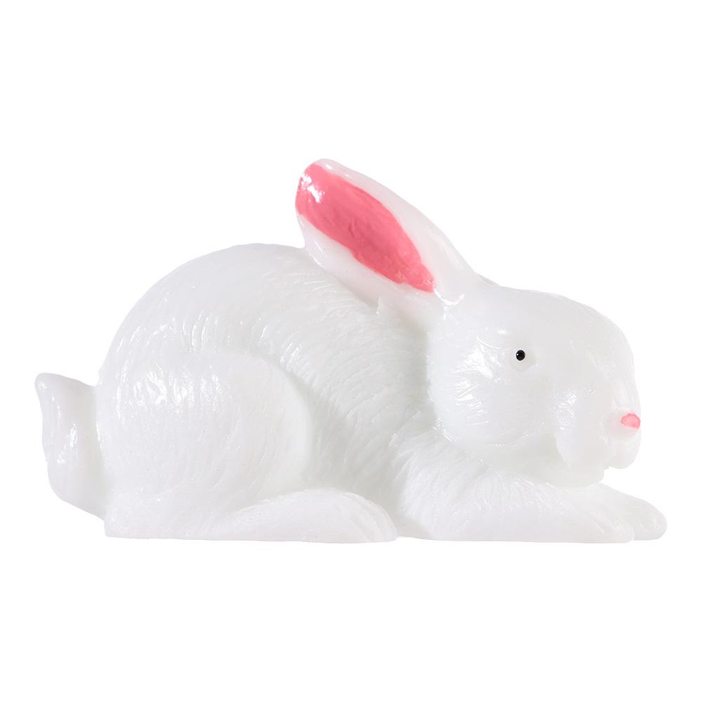 Cute Dollhouse Ornament Easter Decoration Fairy Garden Resin Bunny Statue Miniature Rabbit Figurine Micro Landscape