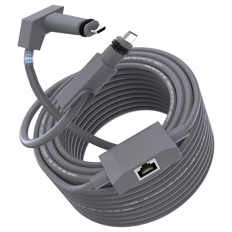 Ethernet Adapter Forstarlink Gen 2 Forstarlink V2 2 In1 Ethernet Adapter CMX CMR Rated (30FT) Grey 30FT
