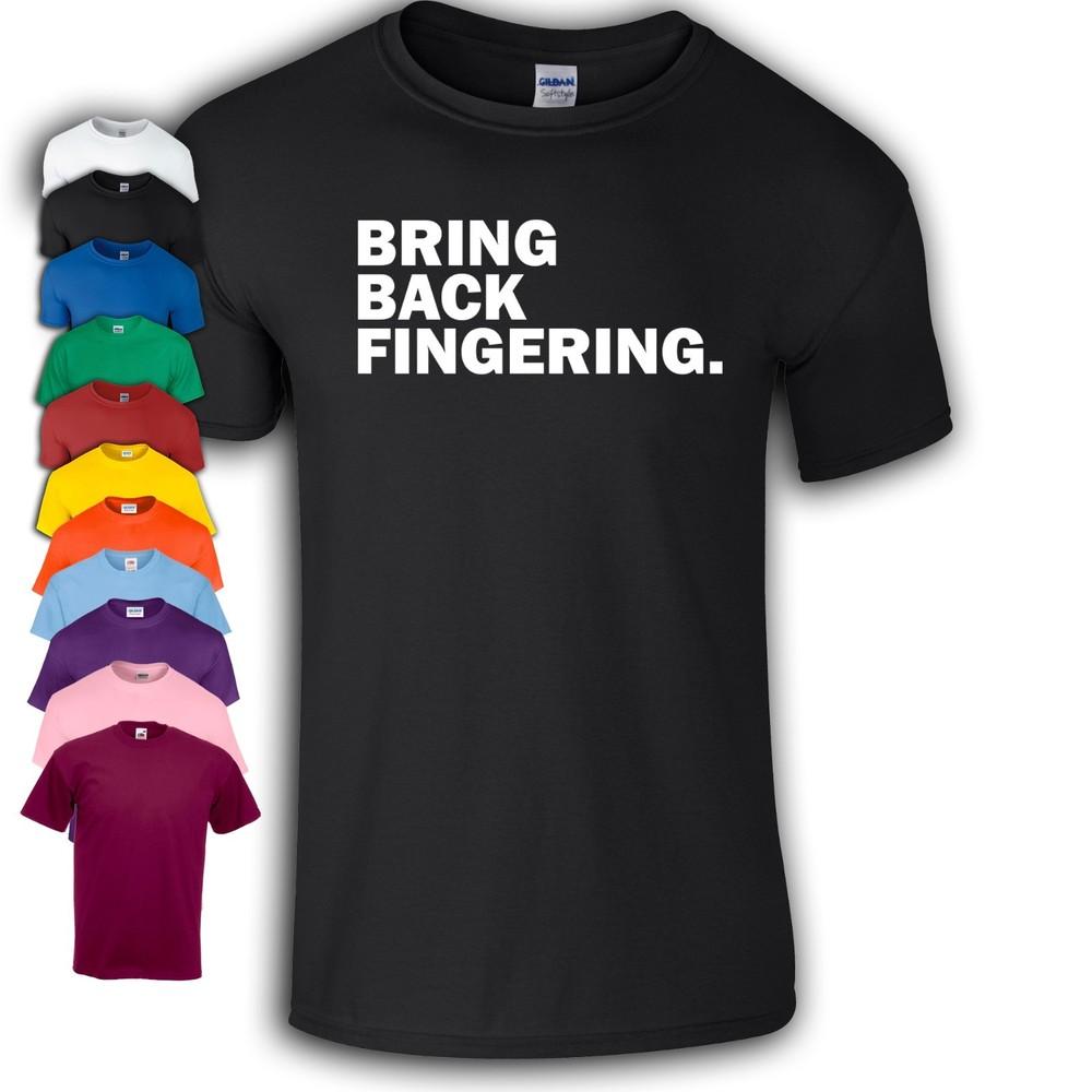 Верните Фингеринг Футболка | Смешная S