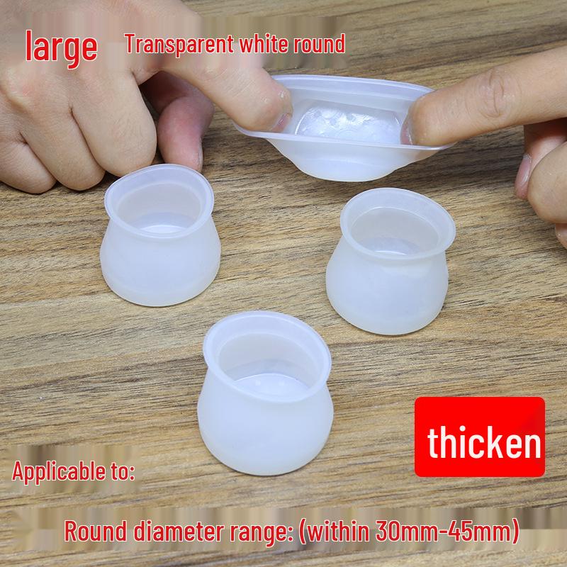 Anti-Slip Silicone Leg Covers: Durable, Thickened Protection for Dining Table and Chair Legs