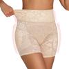 Lace Mesh Slimming Shapewear with Pads Shapers Body Shaping Panties Tummy Control Underwear  Female