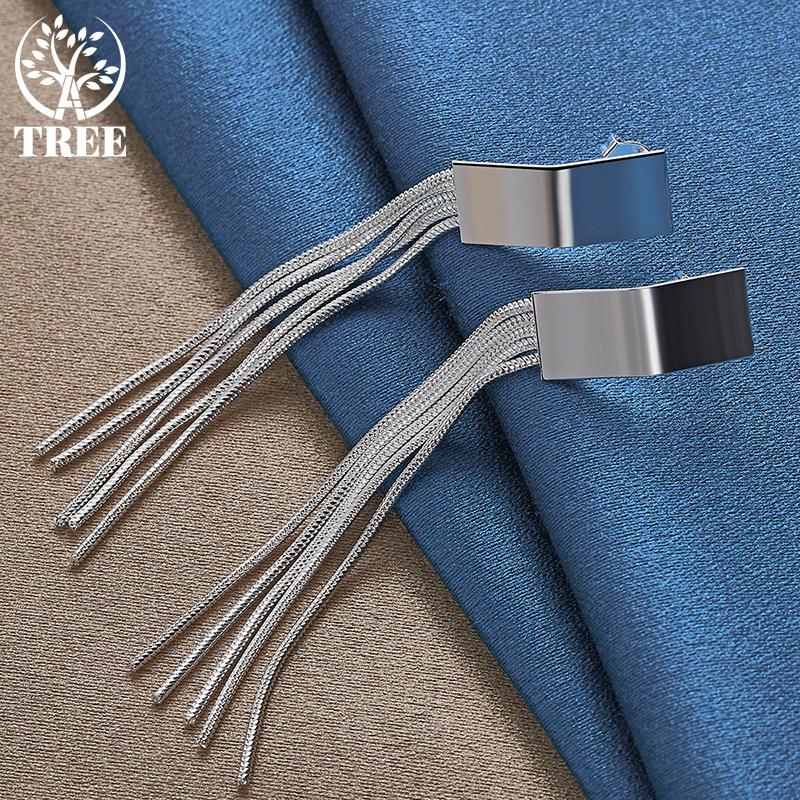 925 Sterling Silber Kreative Quaste Ohrringe Ohrringe Schmuck