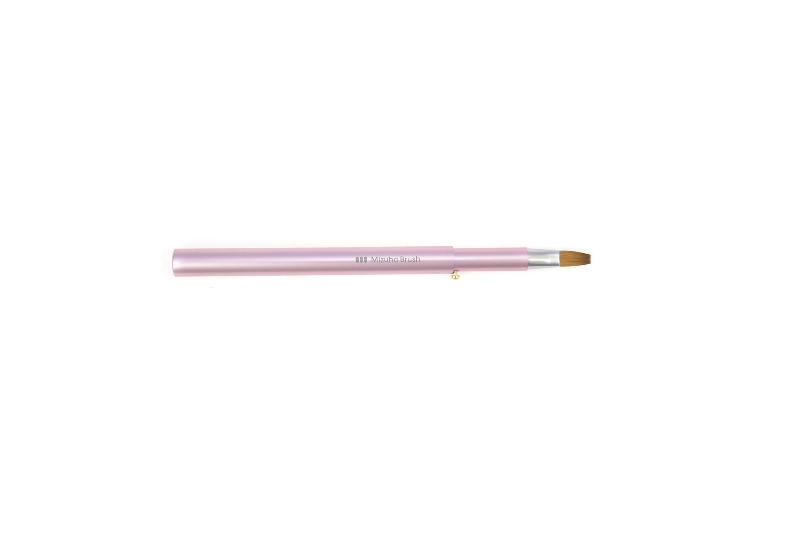 

Mizuho Brush Kumano Brush Slide Type Lip Brush Flat Pink рожевий