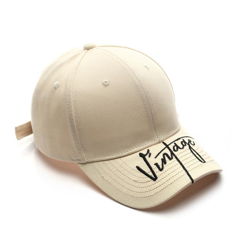 Ricygvm Letter Embroidered Stitching Baseball Cap For Men Women Fashion Peaked Hat Cotton Solid Color Duck Tongue Cap Unisex Outdoor Visors
