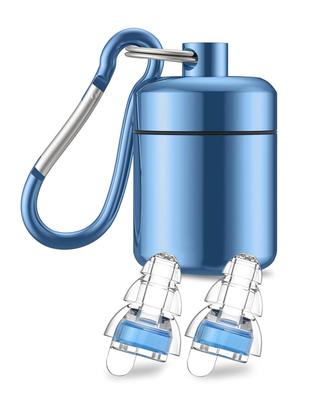 Silicone Earplugs for Live Sleep Complete Sound Soundproofing Perfect for and Includes Carrying Case One Size Fits Performances, Aids, Blocking,