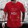 Fishing The Carp Are Calling and I Must Go Funny Vintage Men's T-Shirt New Fashion Summer Casual Harajuku Tshirt Printed Men Top