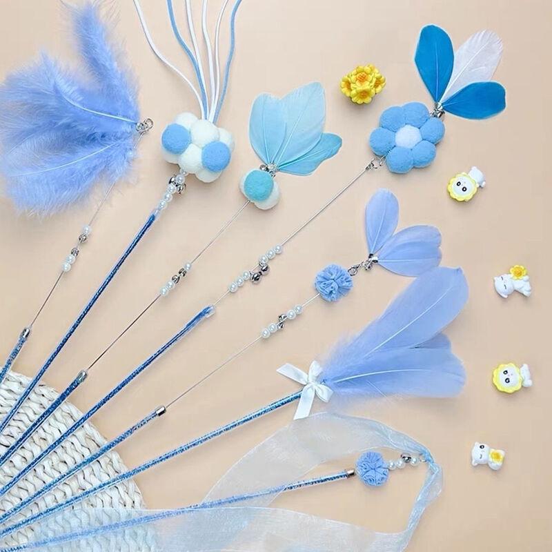 Sanhe Feather Bell Cat Teaser Wand