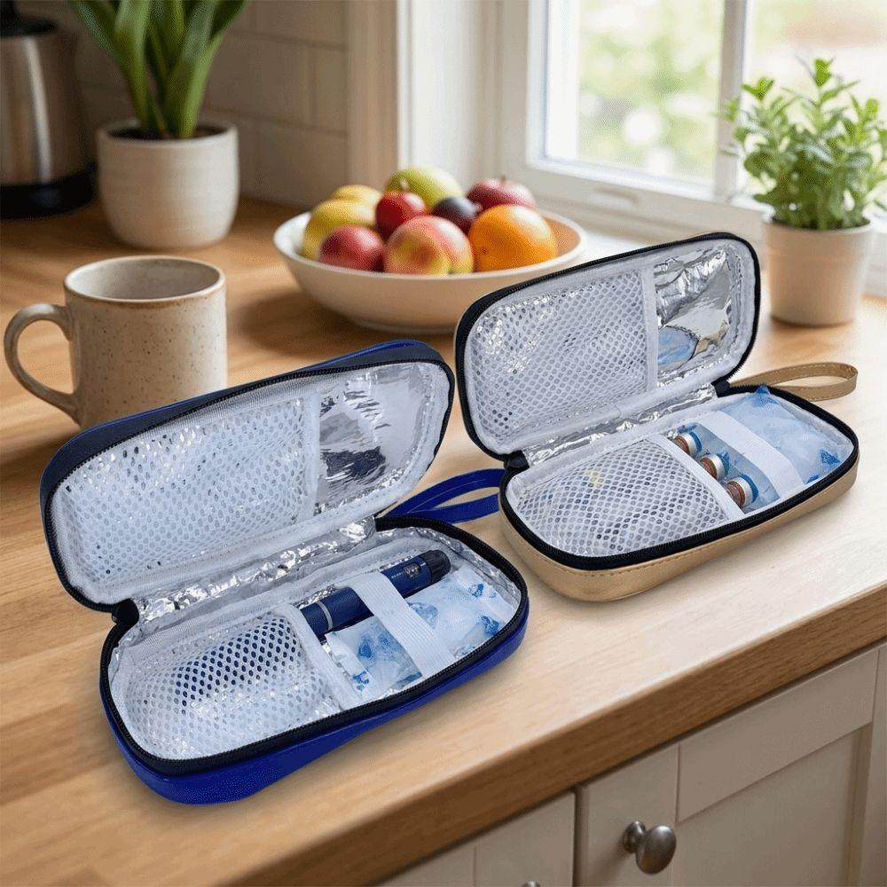 Portable Insulin Travel Cooler Case Waterproof Medicine Organizer Box Insulin Cooling Bag Office
